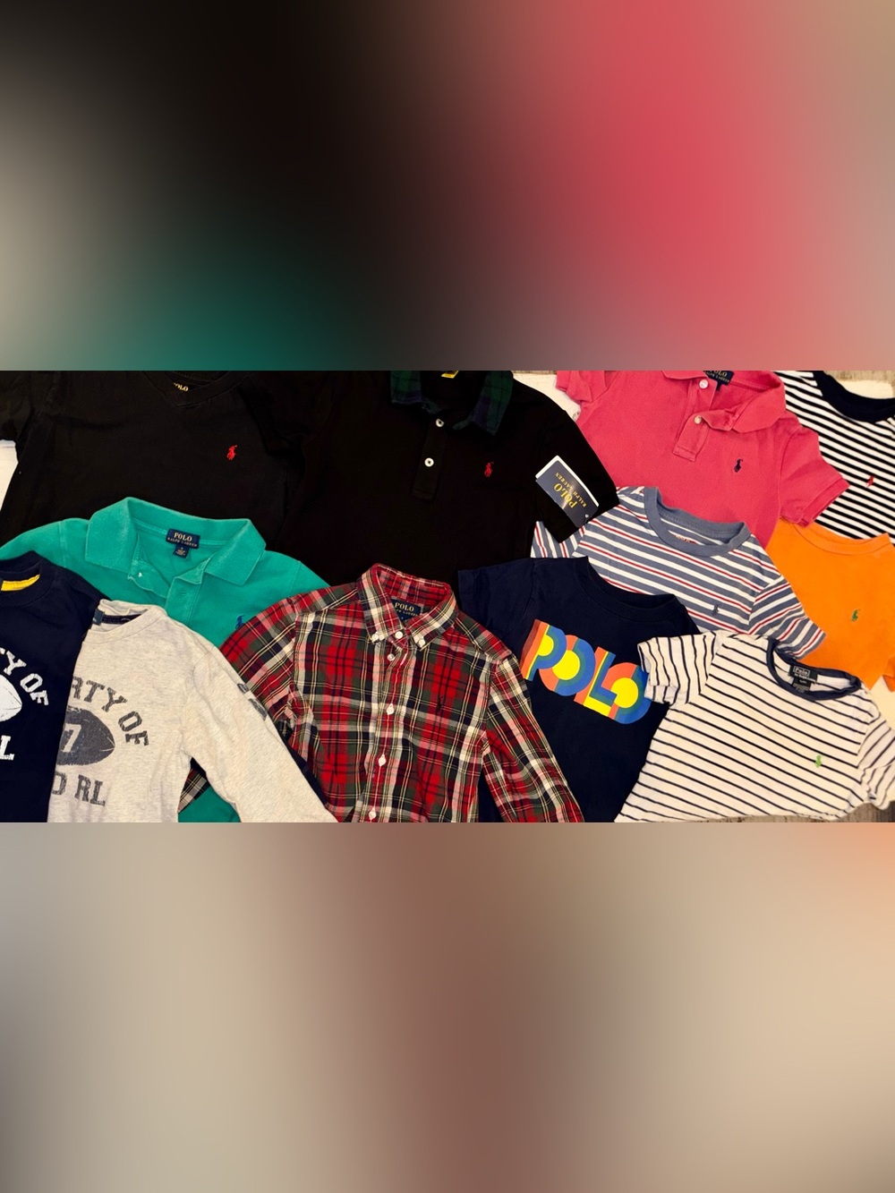 Polo by Ralph Lauren Kids Multi-Color Polo & Shirt Bundle (12 pcs)